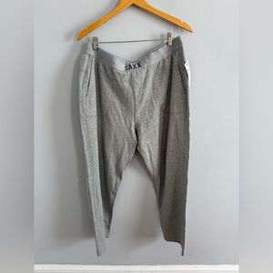 SAXX 3Six Five Lounge Pants in Ash Grey Heather  Size XL NWT